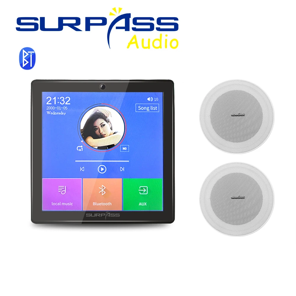 Система фоновой музыки для умного дома настенный усилитель с Bluetooth 2x25 Вт