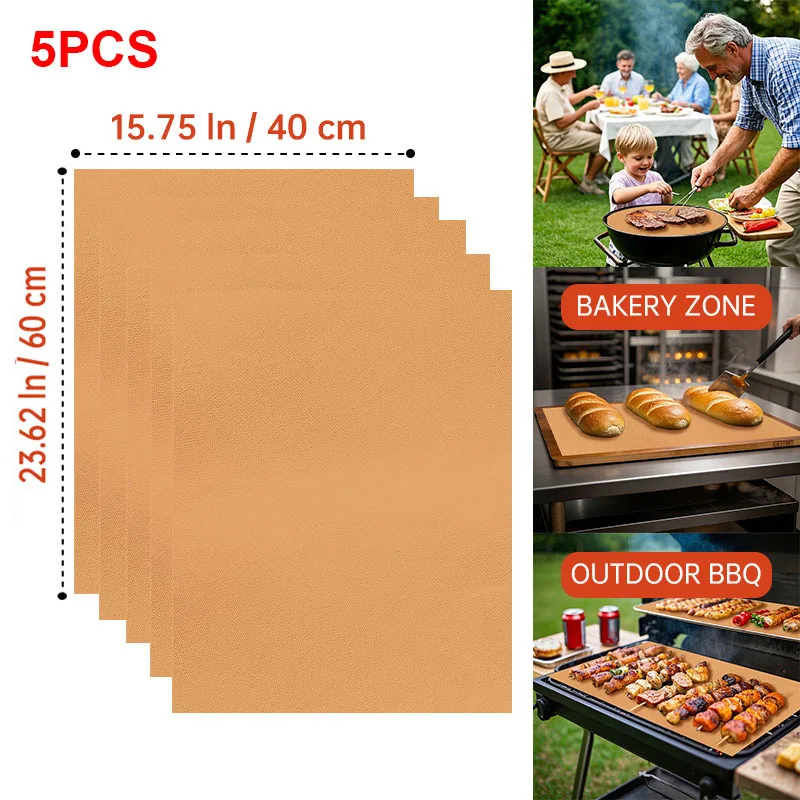 

Силиконовый коврик для гриля buyyes 24x16 дюймов
