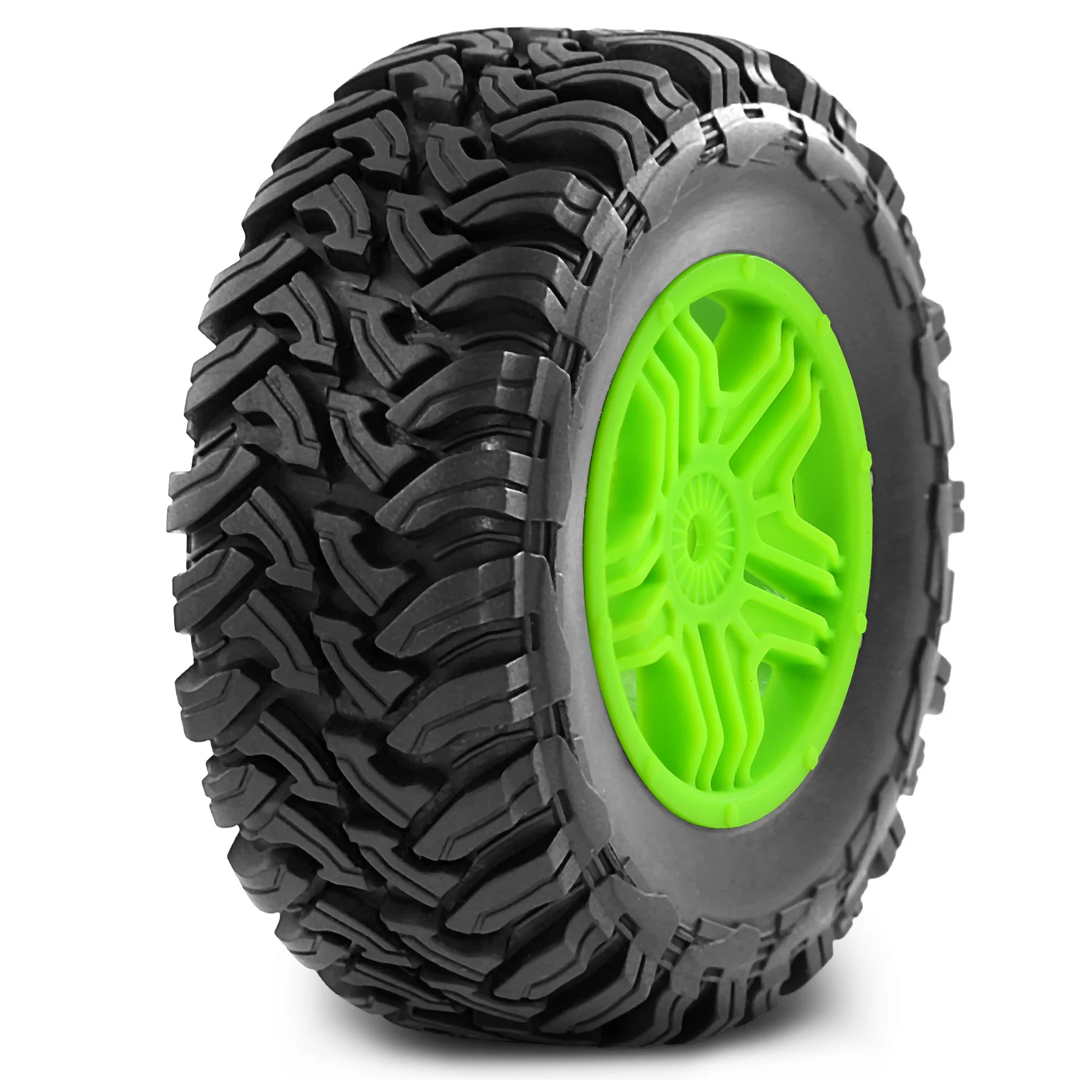 4 шт. 110 мм 1/10 Short Course Truck Tire Wheel 12 Hex для Traxxas Slash Arrma Senton HuanQi 727 Vkar 10sc HPI HSP RC Car