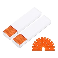 100 pcs plastic razor blades scraper blades replacement blades for removing window car decals glass stickers label paint