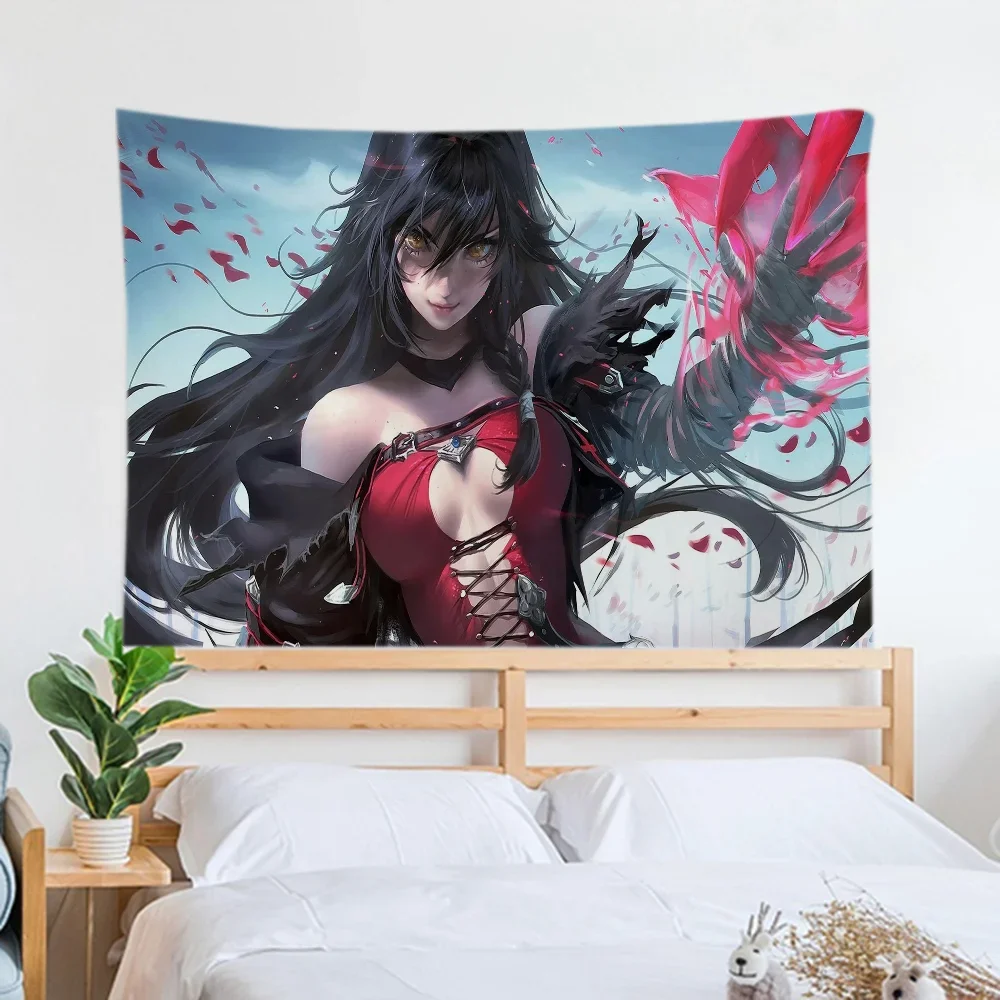 Аниме Кизи Тканевый Гобелен Настенный Декор Полиэстер Подвесное Искусство