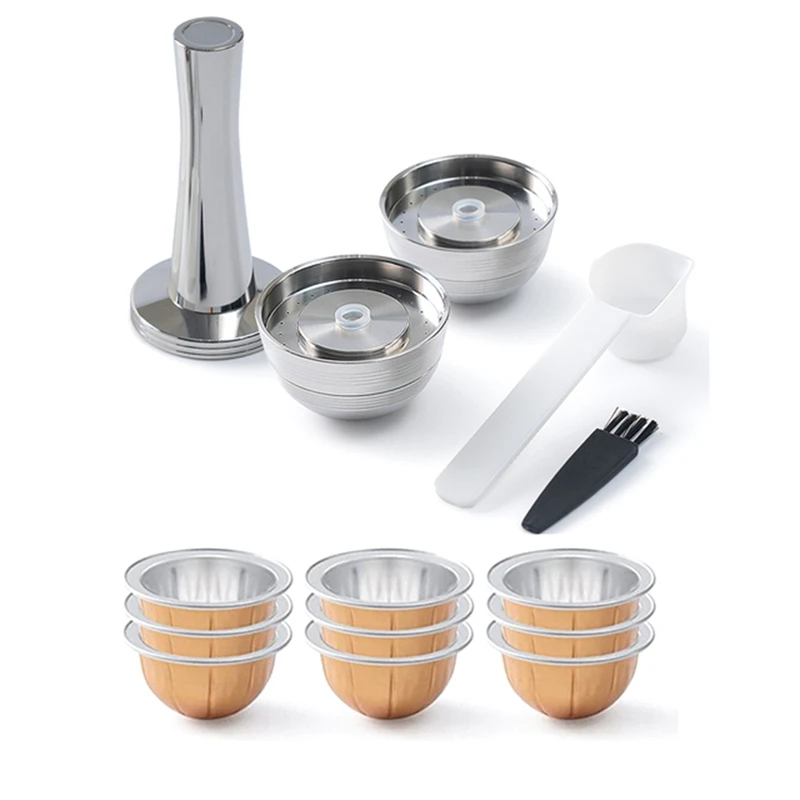 

1Set Replacement Parts For Nespresso Vertuo Next Reusable Capsule Vertuoline Refillable Coffee Filter