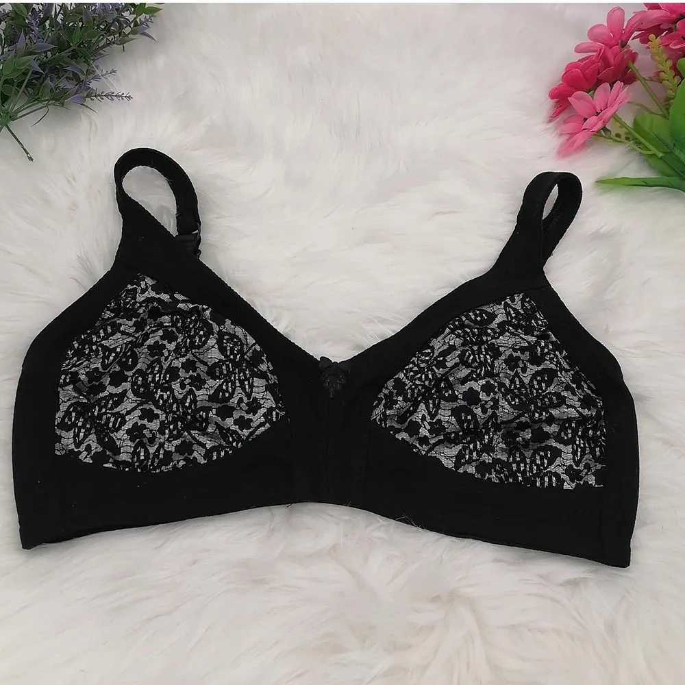 Фото sexy Lace Bra wire free bra for women underwear Seamless Push up bra top plus size 90 95 100 105 110 115 C D E F cup bras C29 №1
