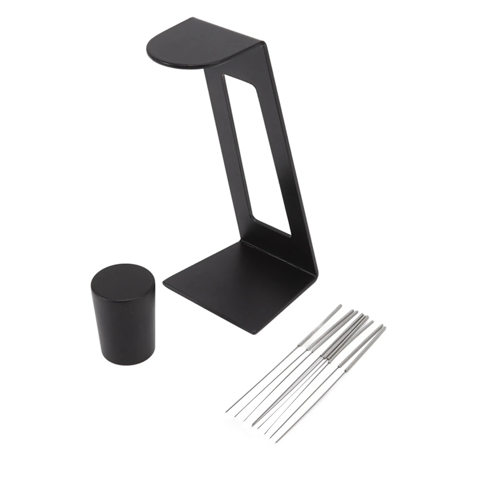 

Coffee Needle Distributor Black Rustproof Coffee Needle Stirrer Compact 0.4mm Detachable for Coffee Brewing