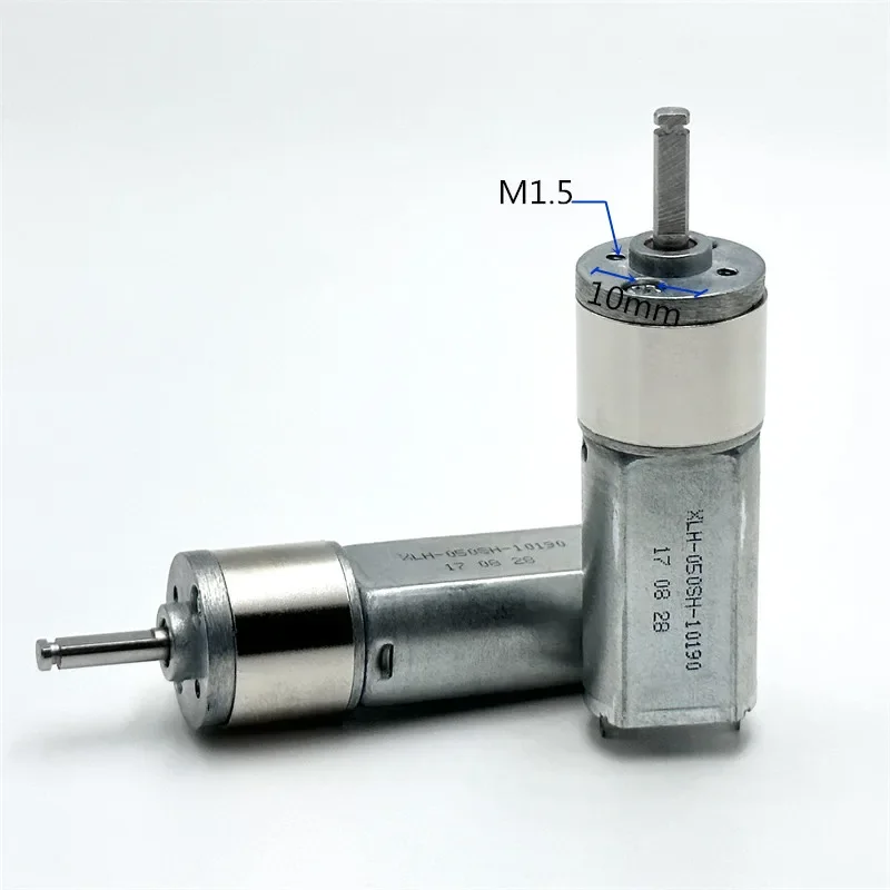 Фото Миниатюрный металлический мотор-редуктор 16GA-050 DC 3V 5V 6V 7.4V, 50-130 об/мин, с редуктором, круглый электродвигатель с редукционной передачей №5