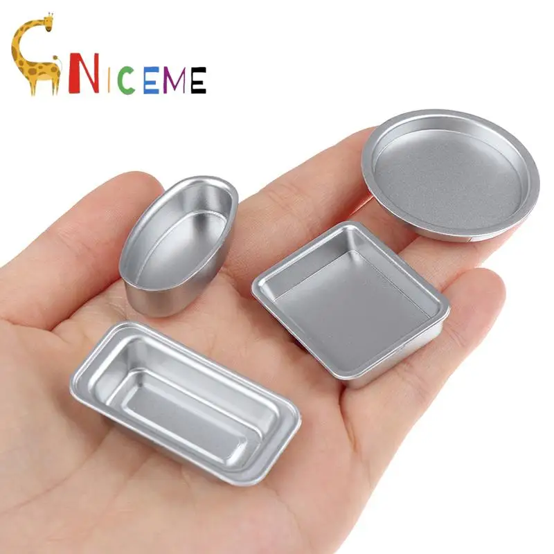 

3/4/5 шт. 1:6 1:12 миниатюрный противень для кукольного домика тарелка для выпечки инструменты для выпечки Diy модель игровой домик кухня игрушки для детей