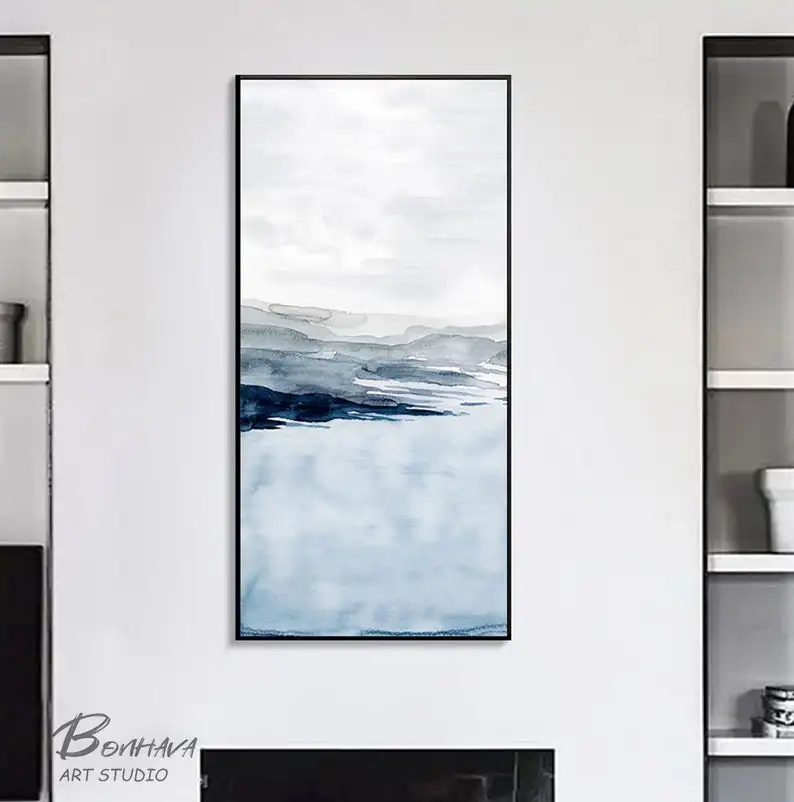 

Large Abstract Painting,Modern Abstract Painting,Original Minimalist Art Oil Hand Painting,Office Wall Art,Original Abstract Art