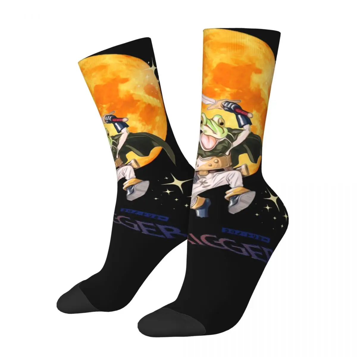 

Happy Funny Men's compression Socks Kaeru Classic Retro Harajuku Chrono Trigger Game Hip Hop Casual Crew Crazy Sock Gift Printed