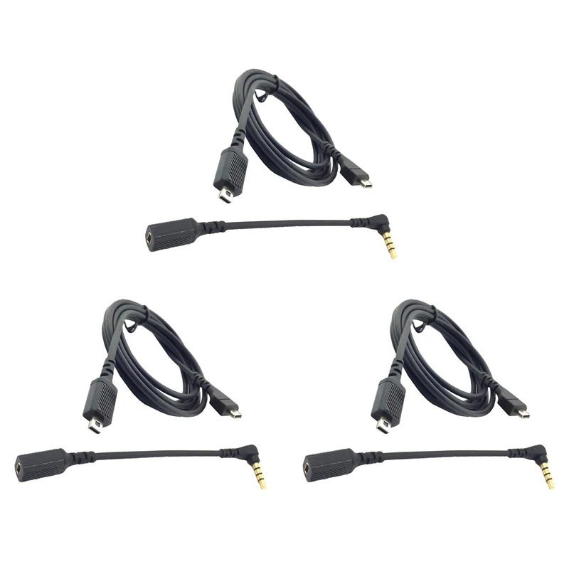 

3X For Steelseries Arctis 3 5 7 9 Xpro Headphone Cable, Replacement Sound Card Audio Cable