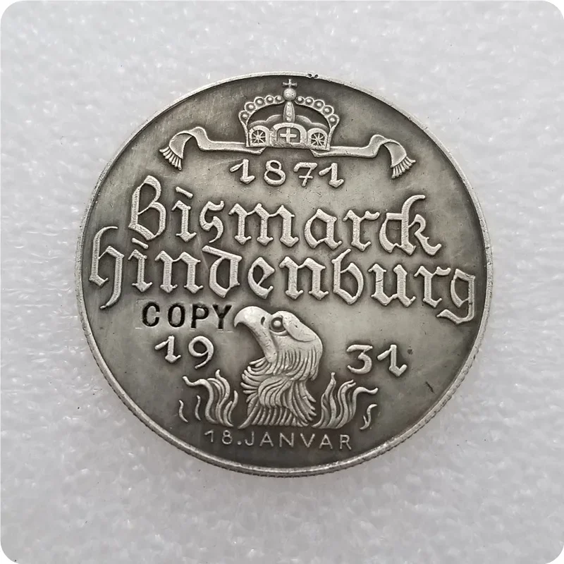Копия монеты Карла Грейта 1931 года Германия карманные рождественские подарки