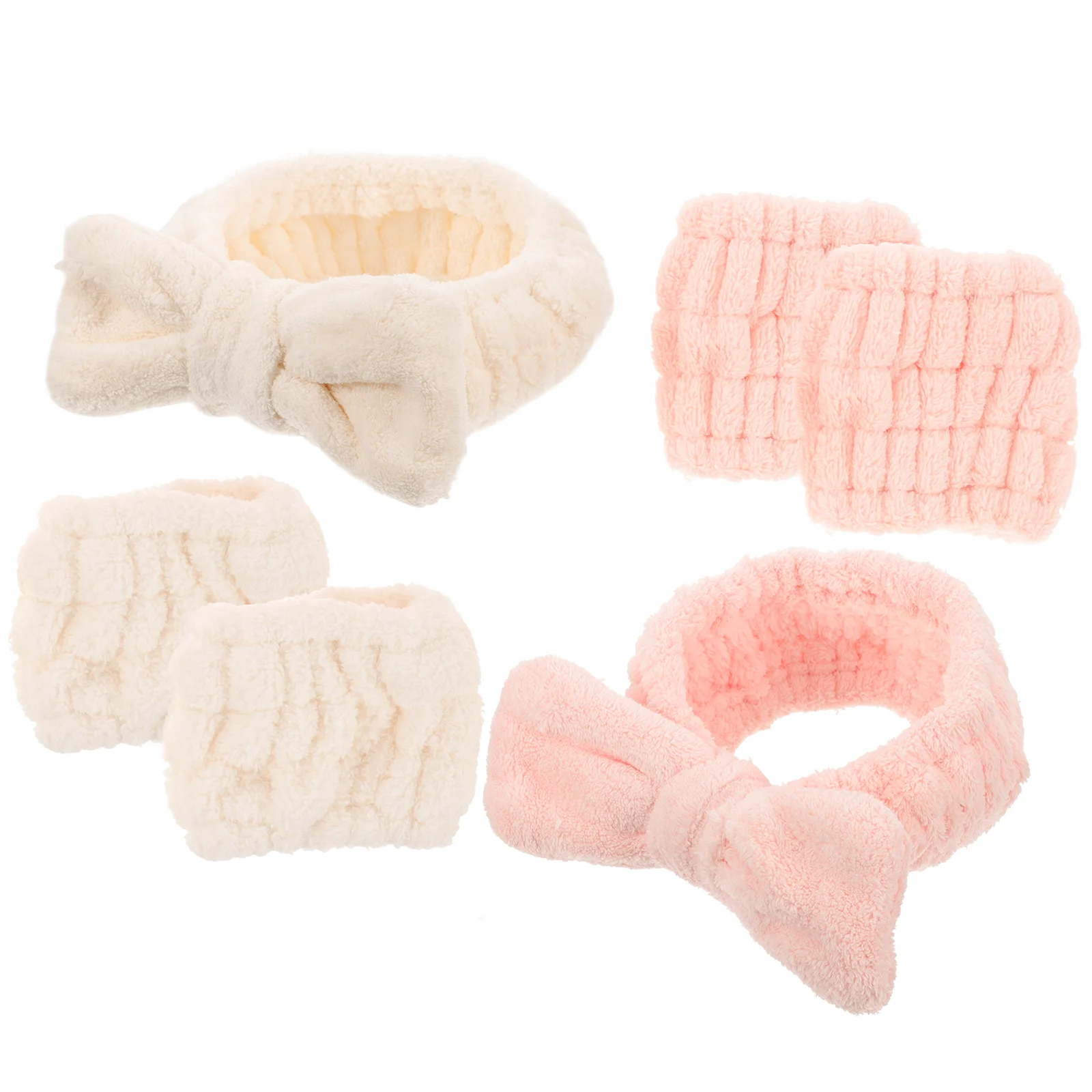 

1 Set Face Cleaning Headbands Wrist Bands Spa Hairbands Cute Hair Accessories