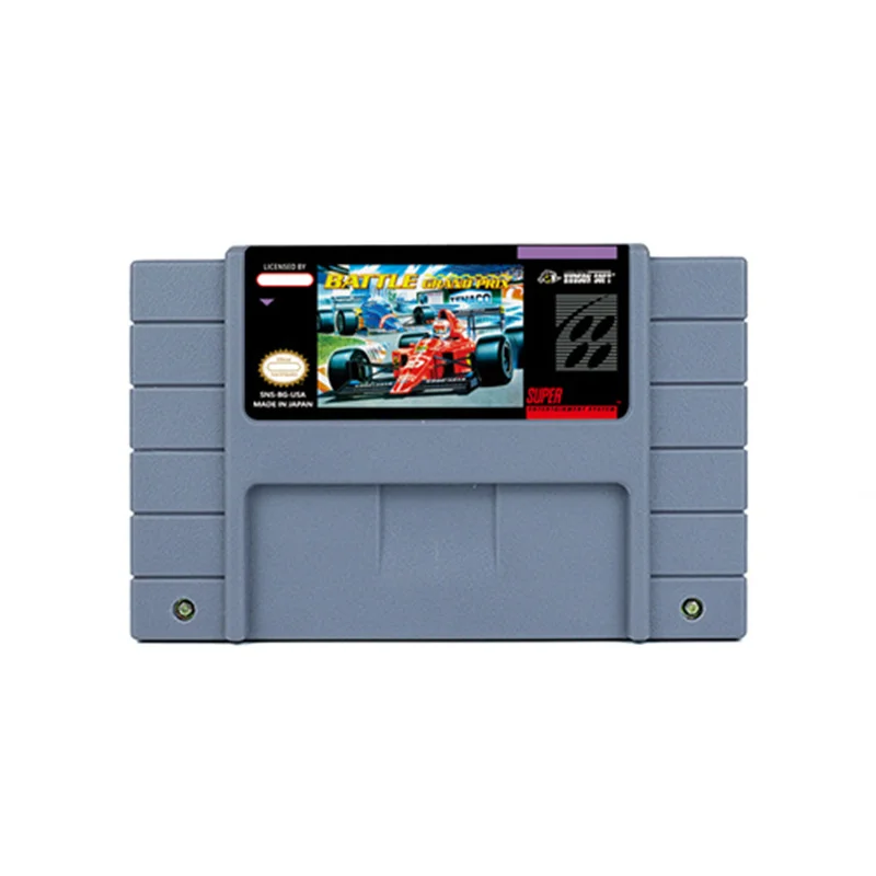 

Battle Grand Prix Action Game for SNES 16 BitRetro Cart детский подарок