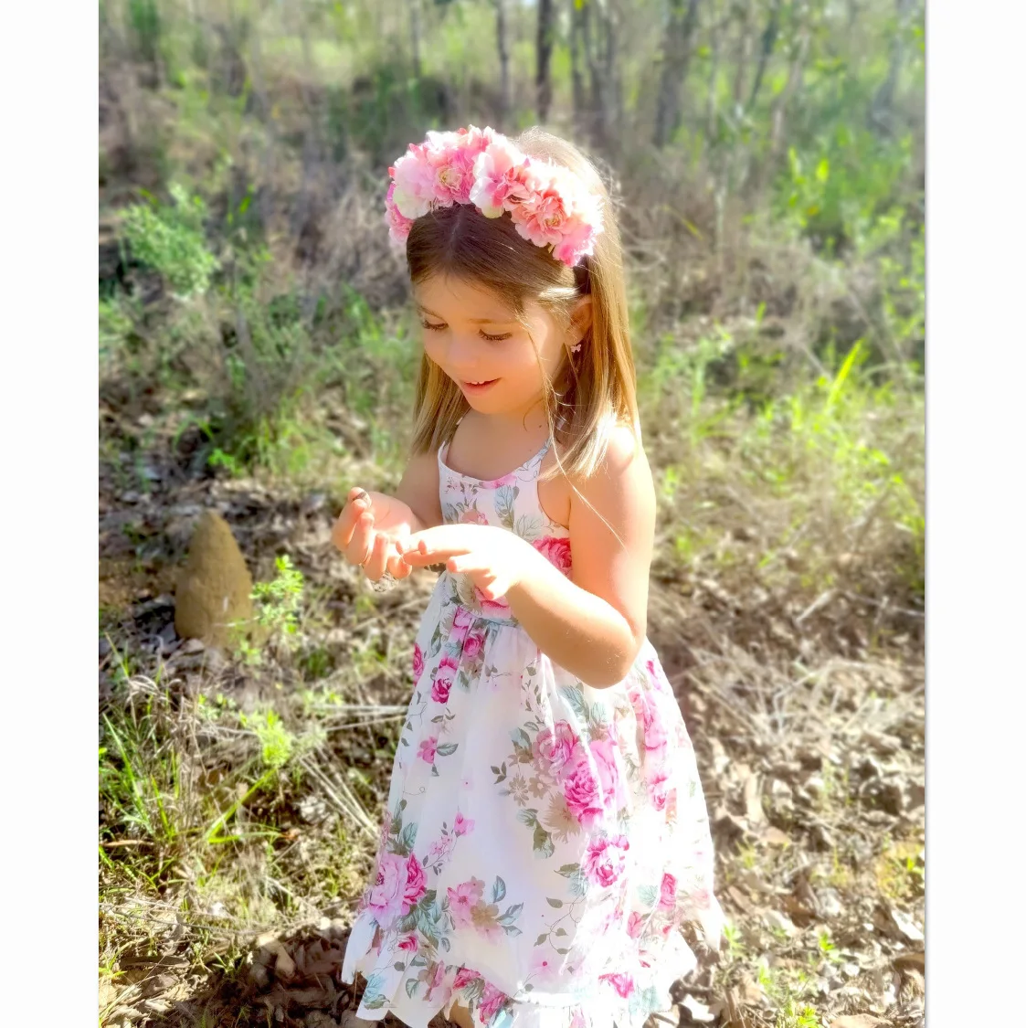 

Family Matching Outfits Mother Kids Clothes Mom Floral Suspender Dress Children Dresses Daughter Casual Clothes Family Costume