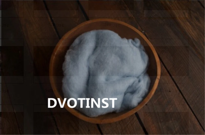Dvotinst Baby Photography Props Wool Background Blanket Felt Basket Filler Stuffer Fotografia Accessories Studio Shooting | Детская