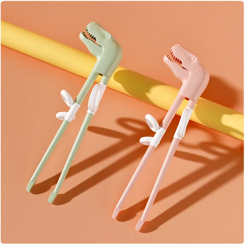 

1Pcs Cartoon Dinosaur Training Chopsticks Kids Cartoon Animal Chopsticks Learning Tableware Children Eating Training Tools