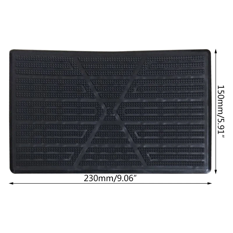 Авто аксессуары для интерьера 23x15 см напольный противоскользящий коврик из ПВХ