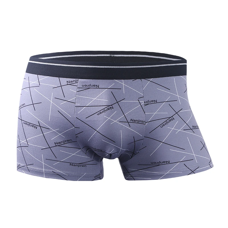 Men Underwear Pure Lycra Graphene Antibacterial Boxers Cotton Briefs  Comfortable Underwear Underpants Shorts
