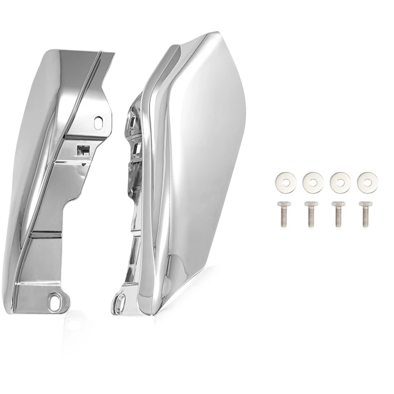 Хромированный тепловой щит для мотоцикла средней рамы дефлектор воздуха Touring