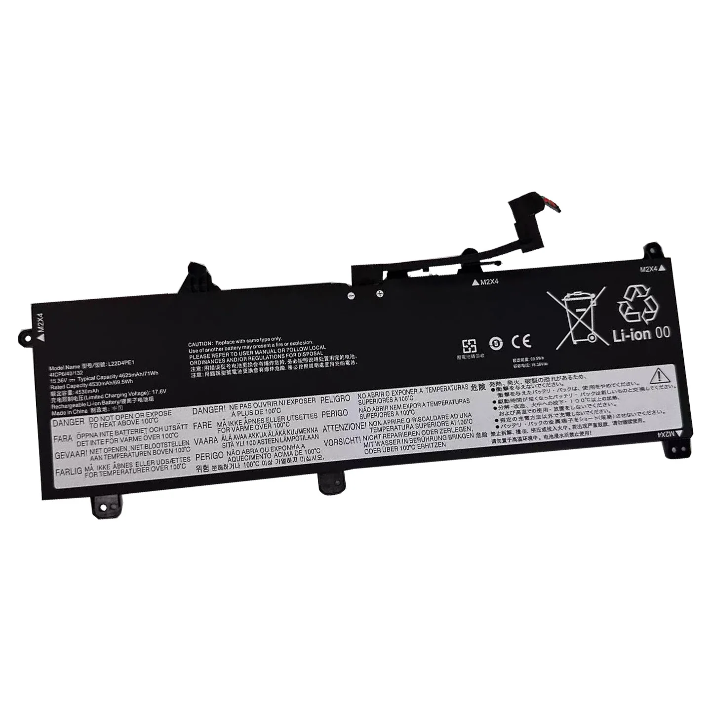 Фото Аккумулятор L22D4PE1 L22C4PE1 L22M4PE1 для Lenovo ThinkBook 16 G6 IRL 21KH 21NR 21 KK G7 IML 21MS 21MW G8 IRL 21SH высокого качества №4