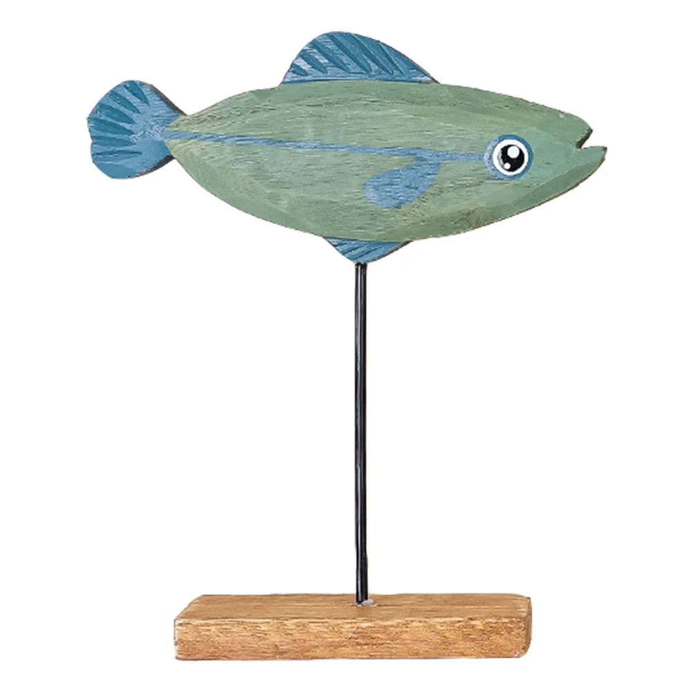 

Decor Wooden Nautical Table Decoration Ornament Wood Christmas Sculpture Home Statue Desktoptabletop Sculptures Standhand Carved