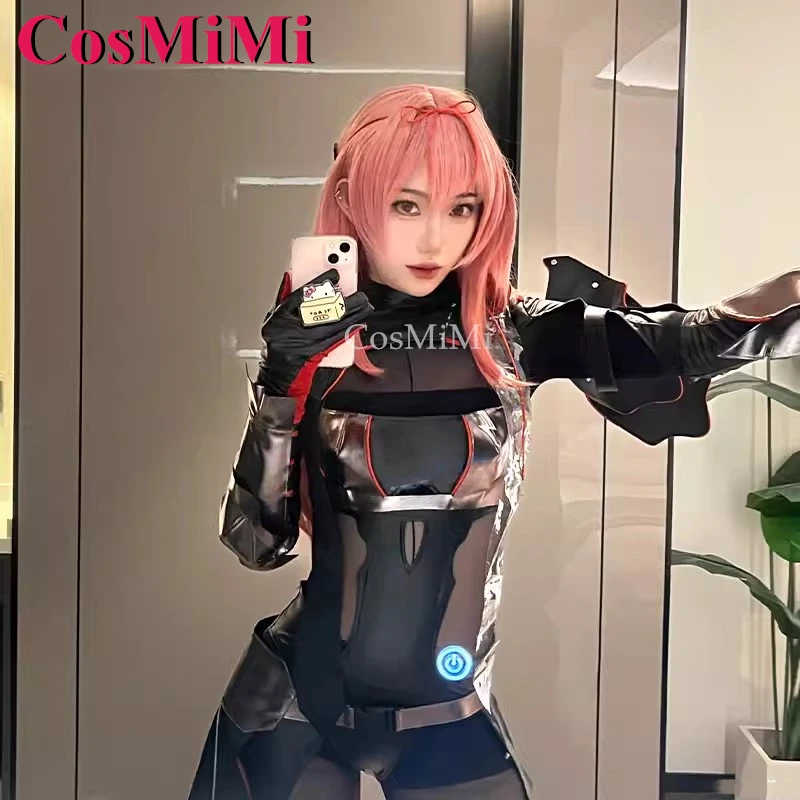 CosMiMi Game NIKKE Red Lotus Shadow Косплей Костюм Полный комплект Модная боевая форма Женская