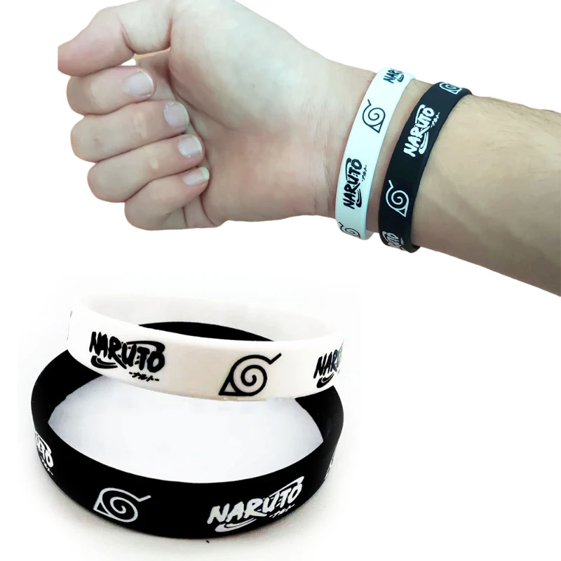 

Anime Naruto New Bracelet Silicone Cosplay Accessories Sports Couple Wristband Surrounding Kakashi Doll Boy Bracelet Gift