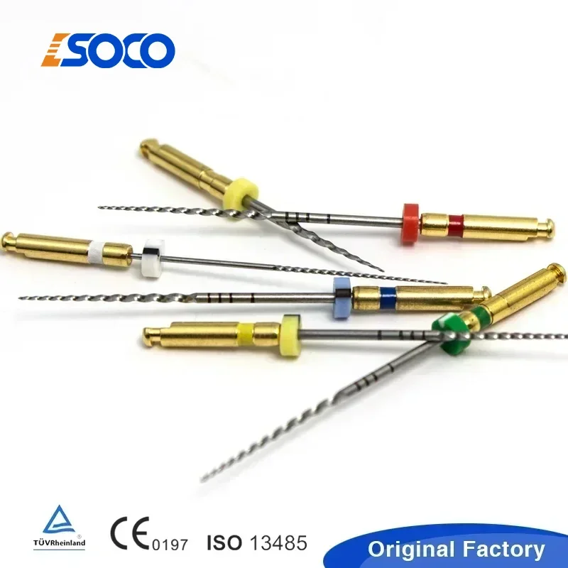 Гибкие эндододонтические инструменты SOCO 5 коробок высококачественный Никель