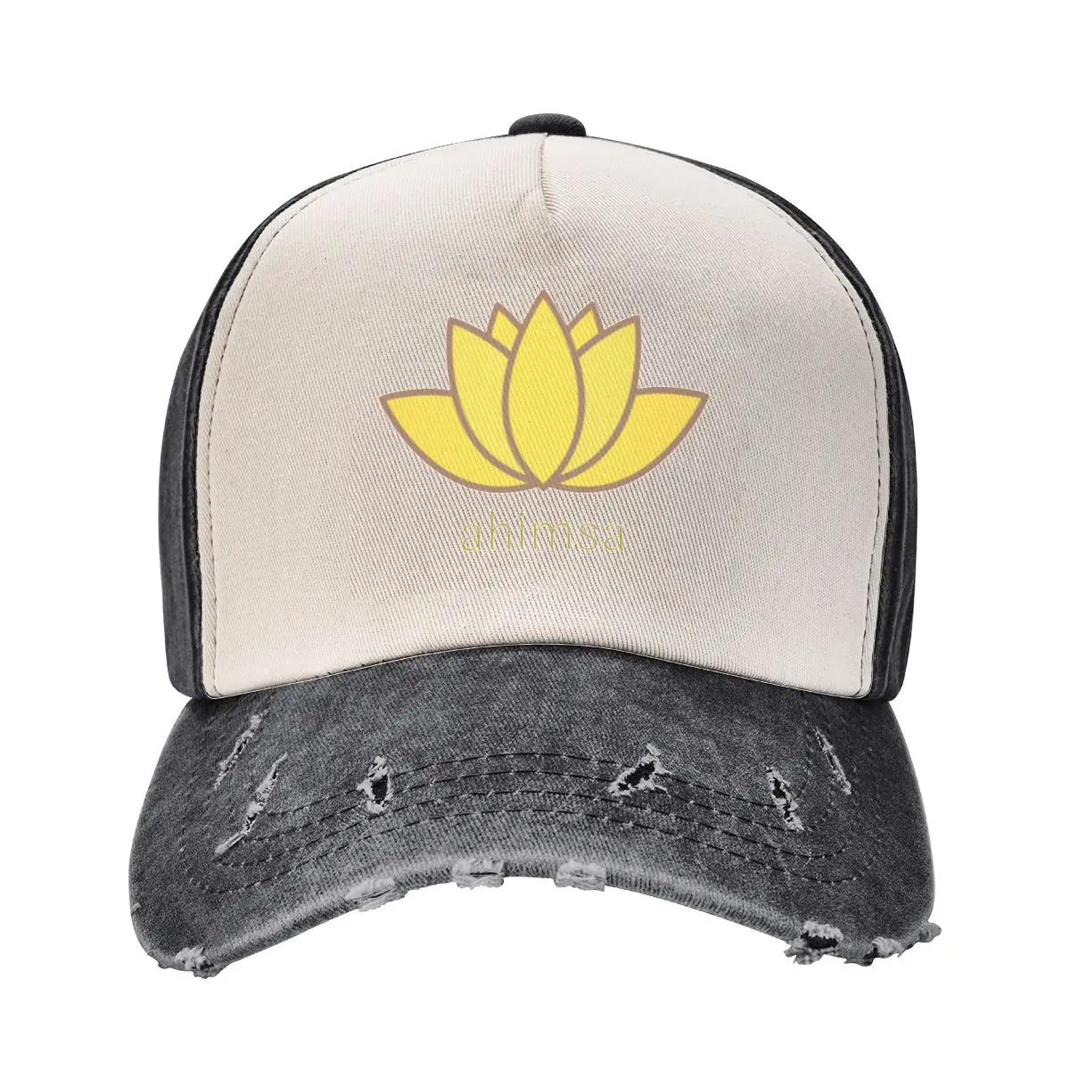 Фото Бейсболка Ahimsa Lotus, кепка под заказ, Женская и мужская Кепка №2
