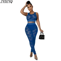 summer women clothing 2 pieces set lace thread stitching sexy crop toppants sets vacation outfits lounge streetwear wholesale