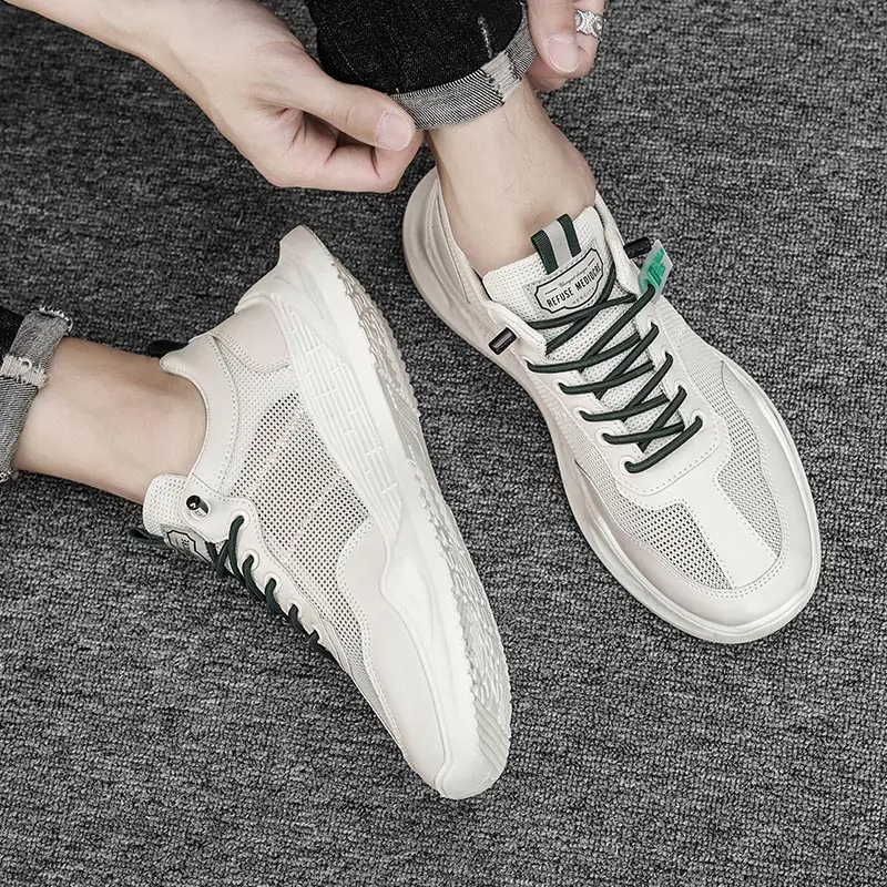 

Кроссовки мужские без каблука, Вулканизированная подошва, спортивная обувь для бега, тенниса, Уличная обувь 38