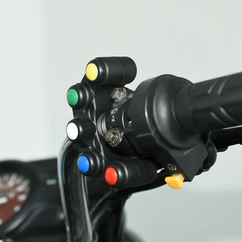 Универсальные мотоциклетные переключатели 5 кнопок 7/8 дюймов 22 мм на руль для