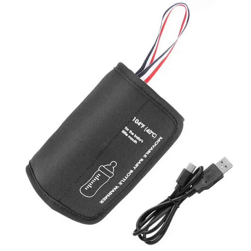 

Car Travel Bottle Warmer USB Charging Baby Bottle Warmer Portable Bottle Heating Bag Car Bottle Warmer For Baby Milk