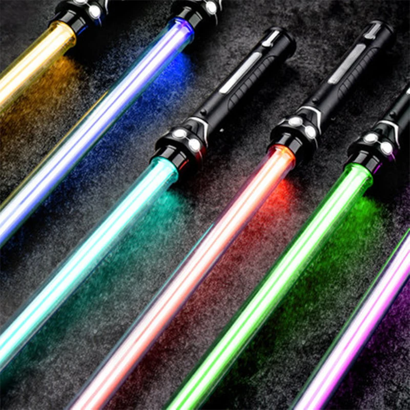 New 7 Colors Change RGB Lightsaber Laser Sword Toys Light Saber Kids Soundfonts Force FX FOC Blaster Toys Jedi Laser Sword Gifts