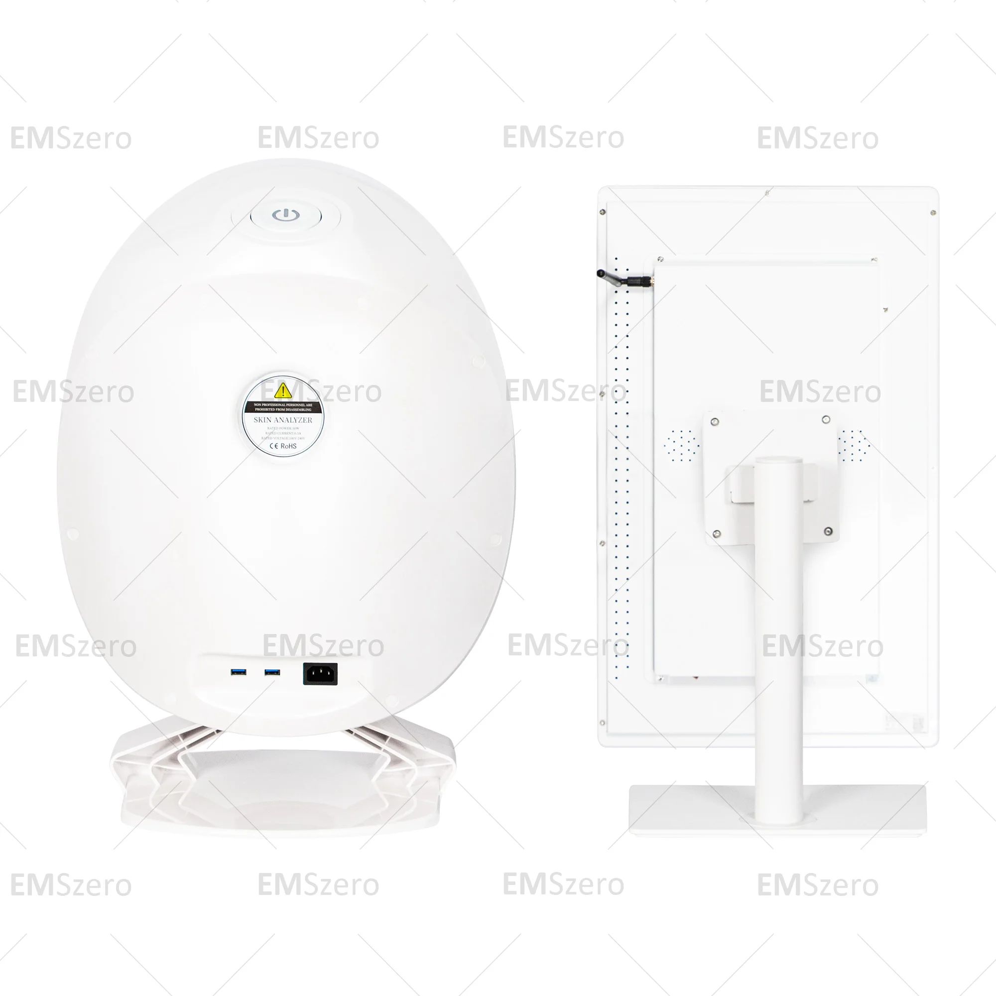 AISIA Q2 3D AI Facial Skin Analyzer Detection Problem Diagnosis 8 Spectrum Professional Analysis Beauty Salon Equipment