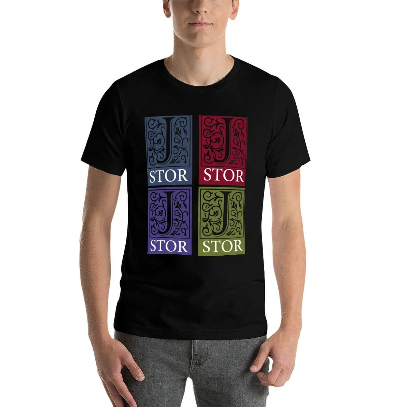 Фото Футболка JSTOR JSTORE, повседневная модная футболка с принтом №4