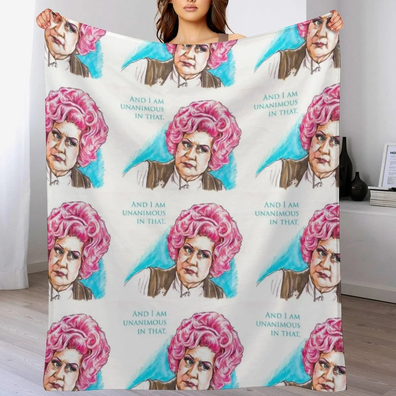 Миссис Слокаombe - АЙБС? И я едикум в этой декоративное одеяло Детские мягкие одеяла