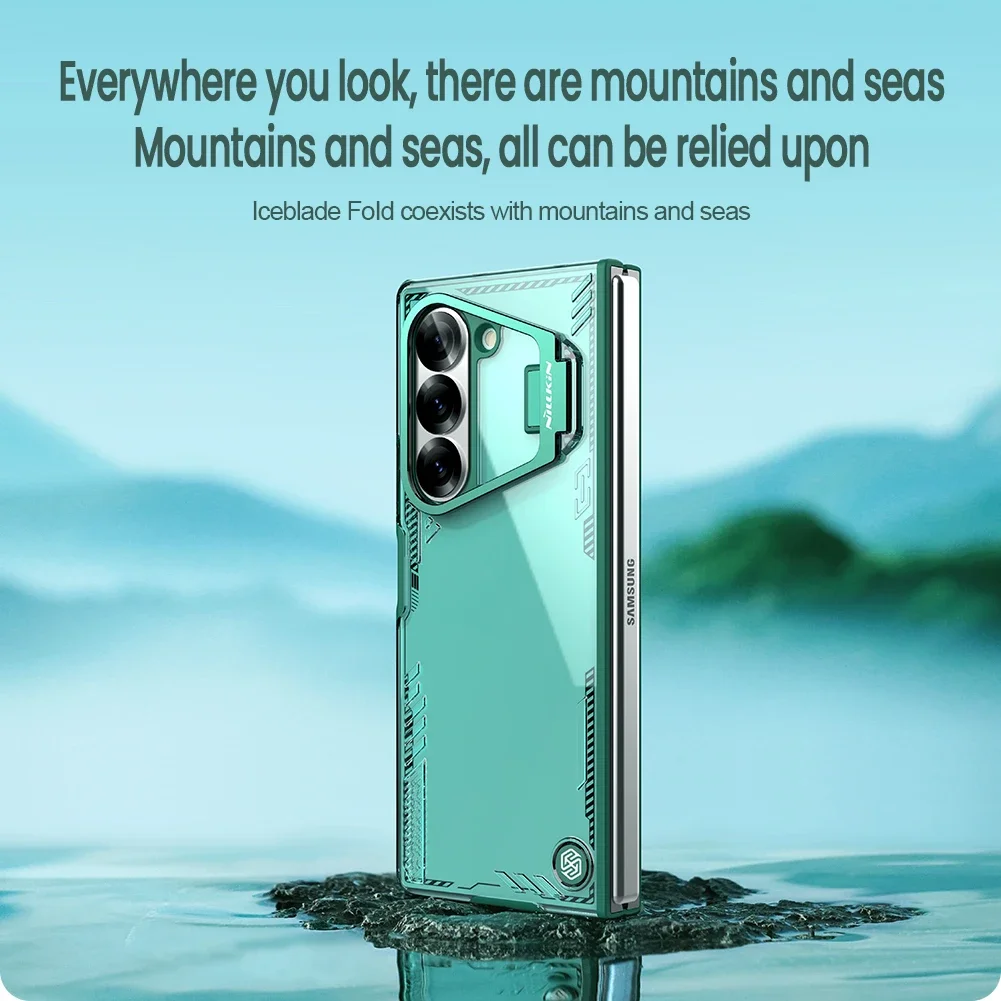 Чехол Nillkin для Samsung Galaxy Z Fold 6 5G 360 Iceblade опора складной объектив защита камеры с
