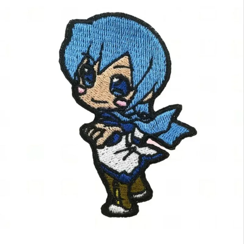 Нашивка 3style Hatsune Miku на ткань, для одежды своими руками, аниме-нашивки, аксессуар для рубашек и брюк, кавайная наклейка на одежду с большими глазами девочки. (art.: 3920dce7caba3) - 3920dce7caba3