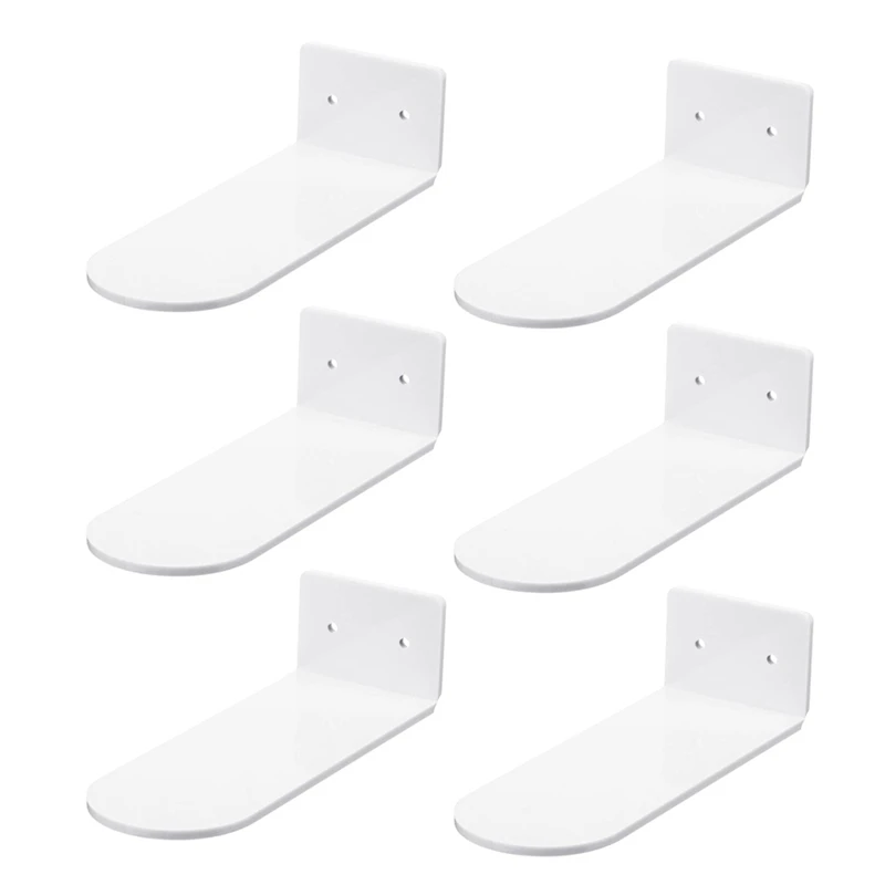 

New 18 Pack Floating Shoe Shelves,White Acrylic Wall Mounted Shoe Display Shelves,For Display Collectible Shoe&Sneaker