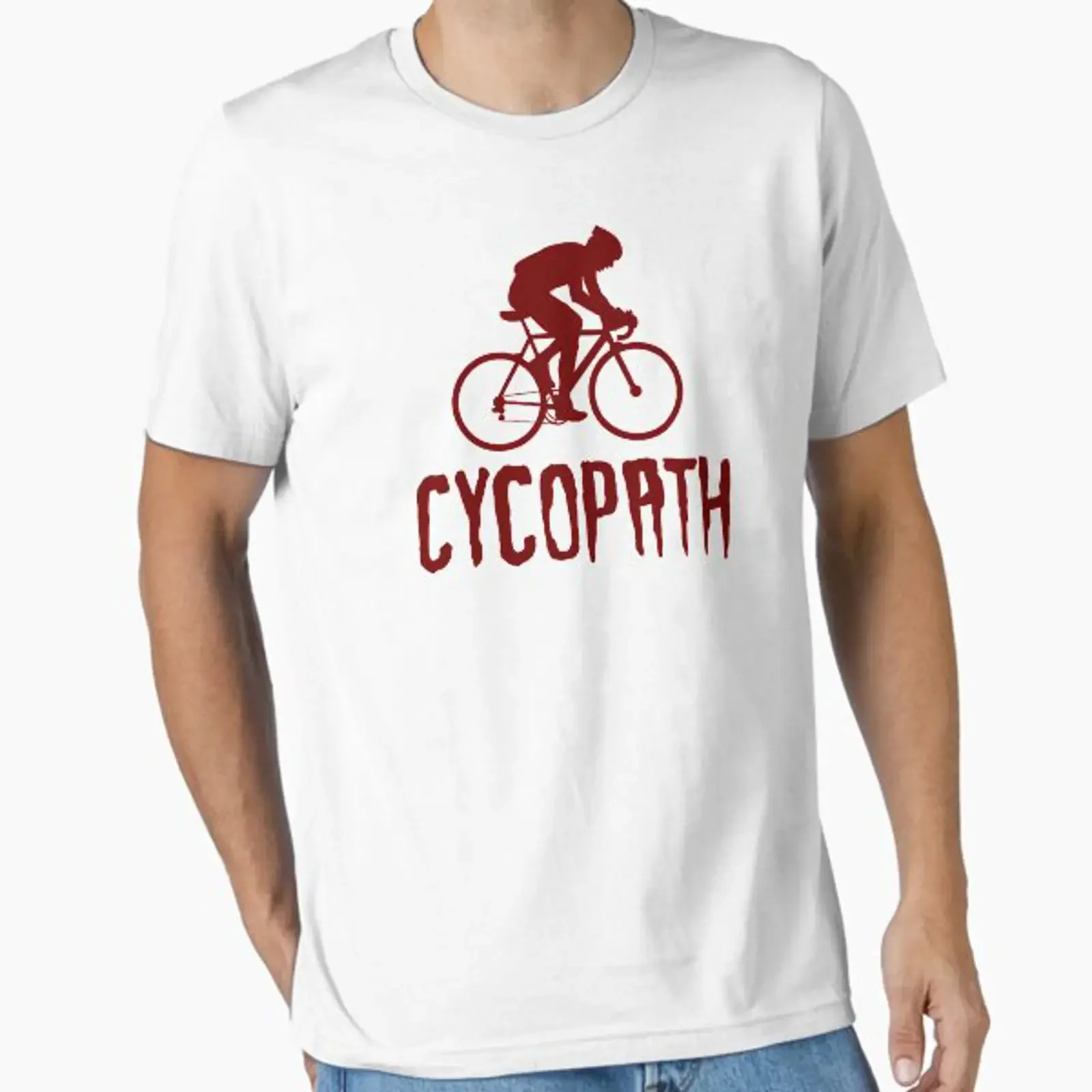 Фото Cycopath Funny Cycling: винтажная одежда в стиле streetwear от BeyondEvolved, удобная, мягкая, дышащая, с графическим принтом. №1