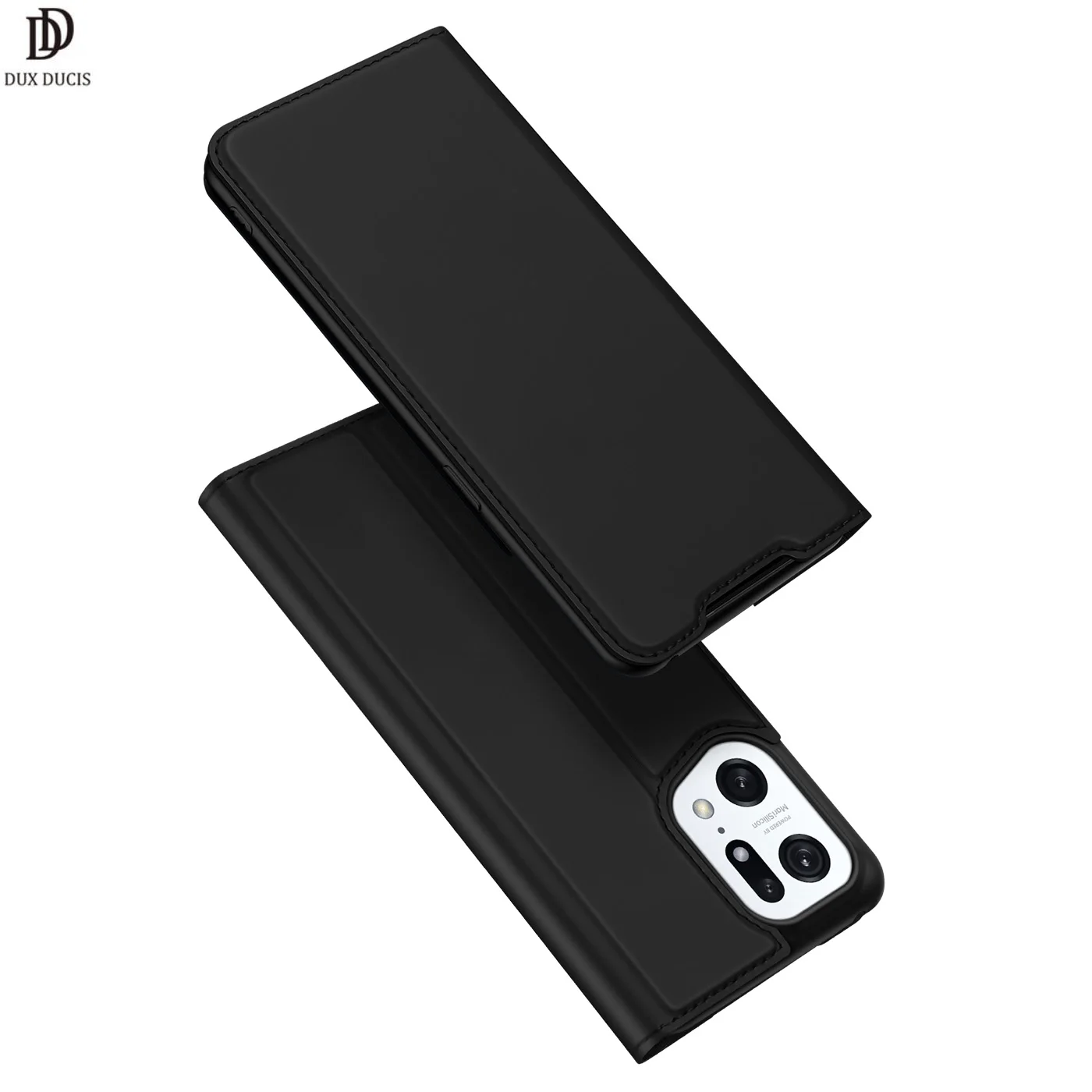 

DUXDUCIS SKin Pro Series For OPPO Find X5 Pro Case Flip Cover Shell Luxury Leather Wallet Case Steady Stand Magnetic Closure