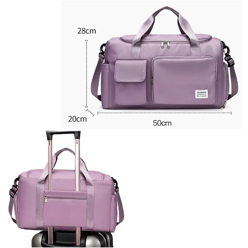 Дорожная сумка для багажа женская на плечо вместительная уличная