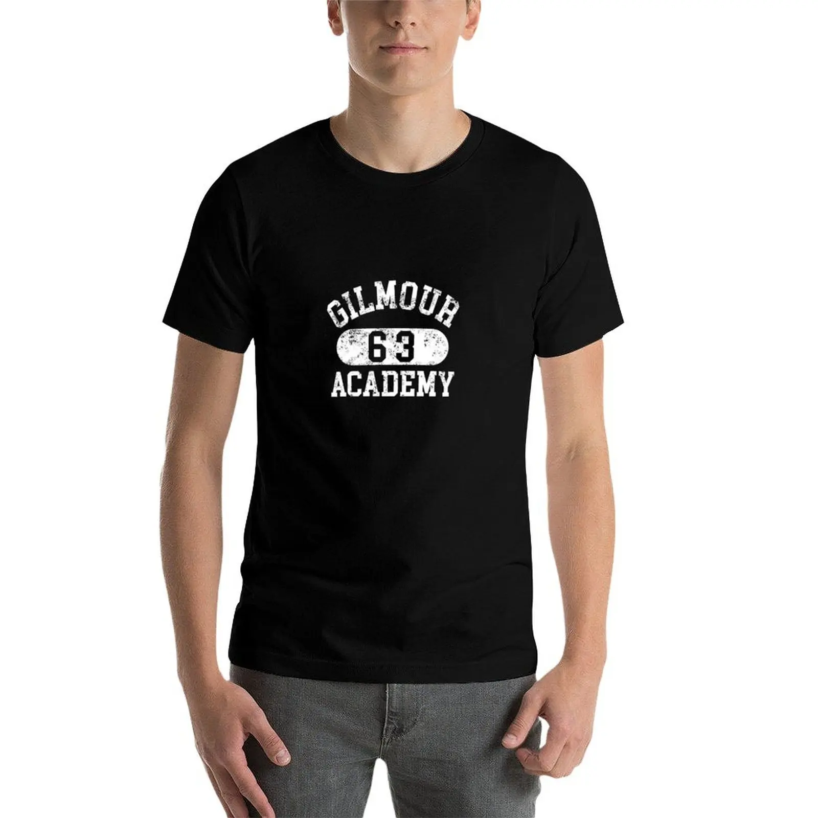 Футболка Gilmour Academy 63 которую носил Дэвида Гимору) футболка с начинкой хлопковые