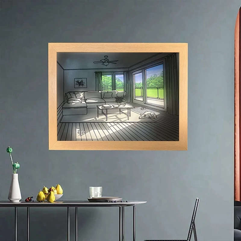 Искусственная живопись искусственная ночь прикроватная лампа атмосферная