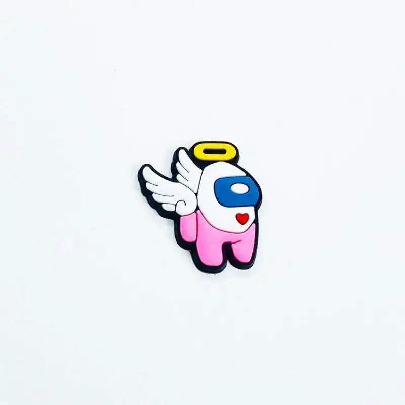 Hot sell jibz 1pcs Space game characters Shoe Charms DIY  Shoe Aceessories Fit croc Sandals Decorate buckle Unisex kids GiftHot