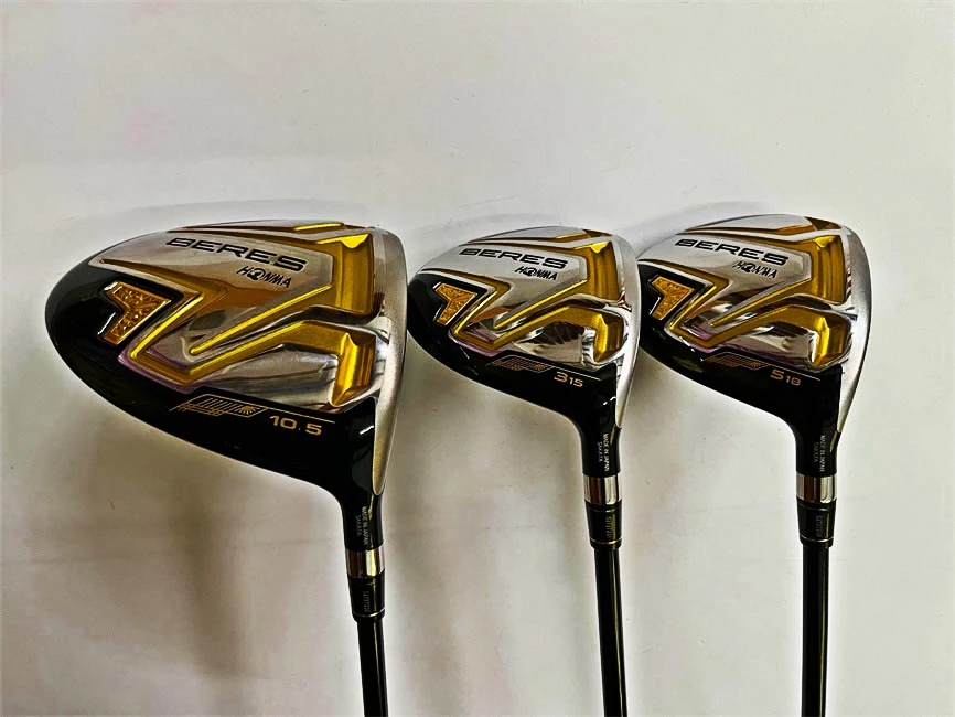 

Honma Beres S08 Wood Set 4 Star Honma S08 Golf Woods Golf Clubs Driver + Fairway Wood R/S/SR Graphite Shaft Head Cover Included