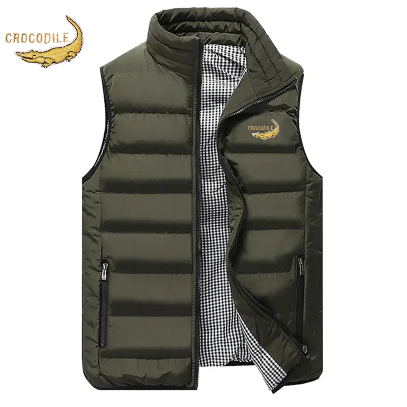 Мужская брендовая хлопковая майка с вышивкой осенне-зимняя элитная модная