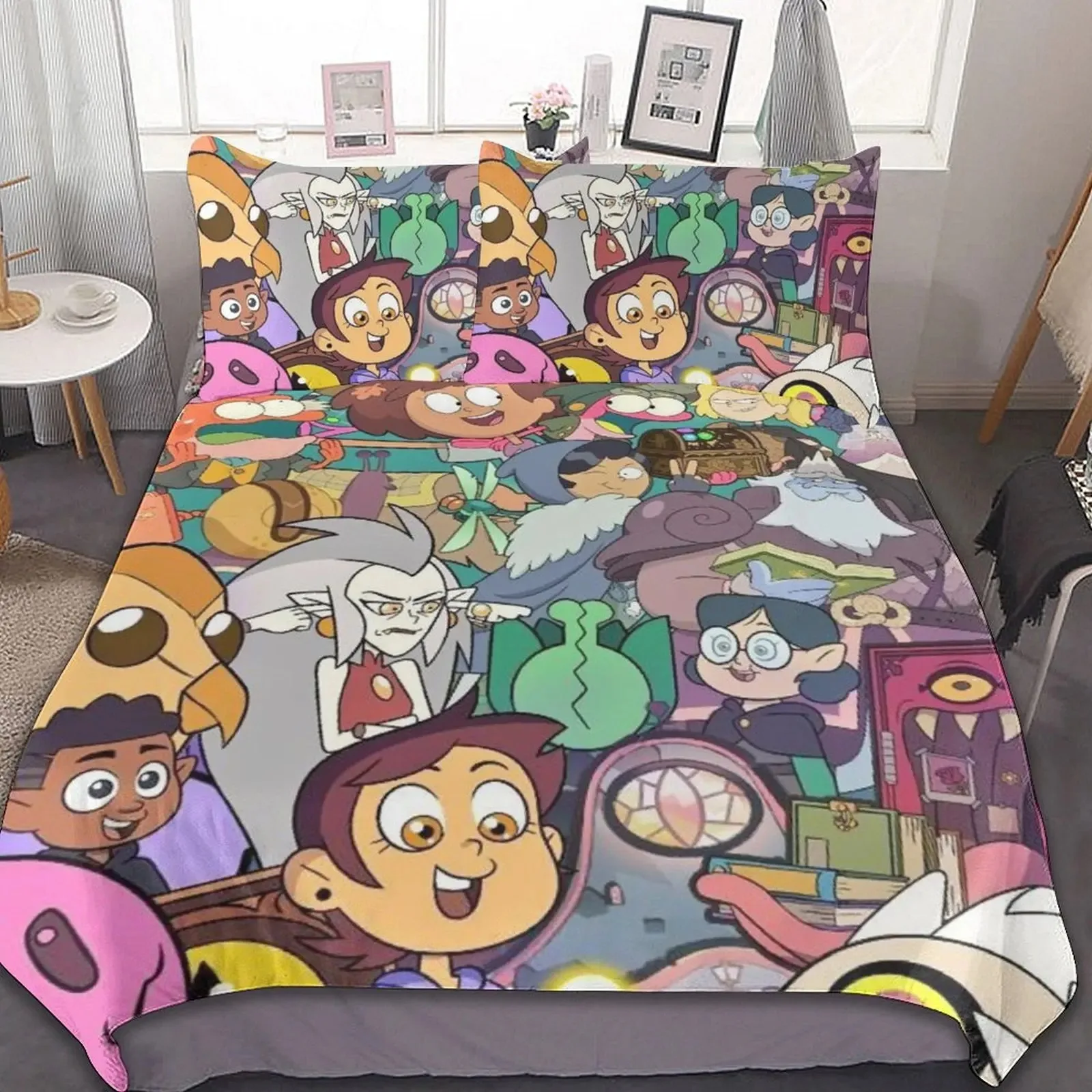 Мягкий чехол-наволочка с 3D рисунком в виде совы