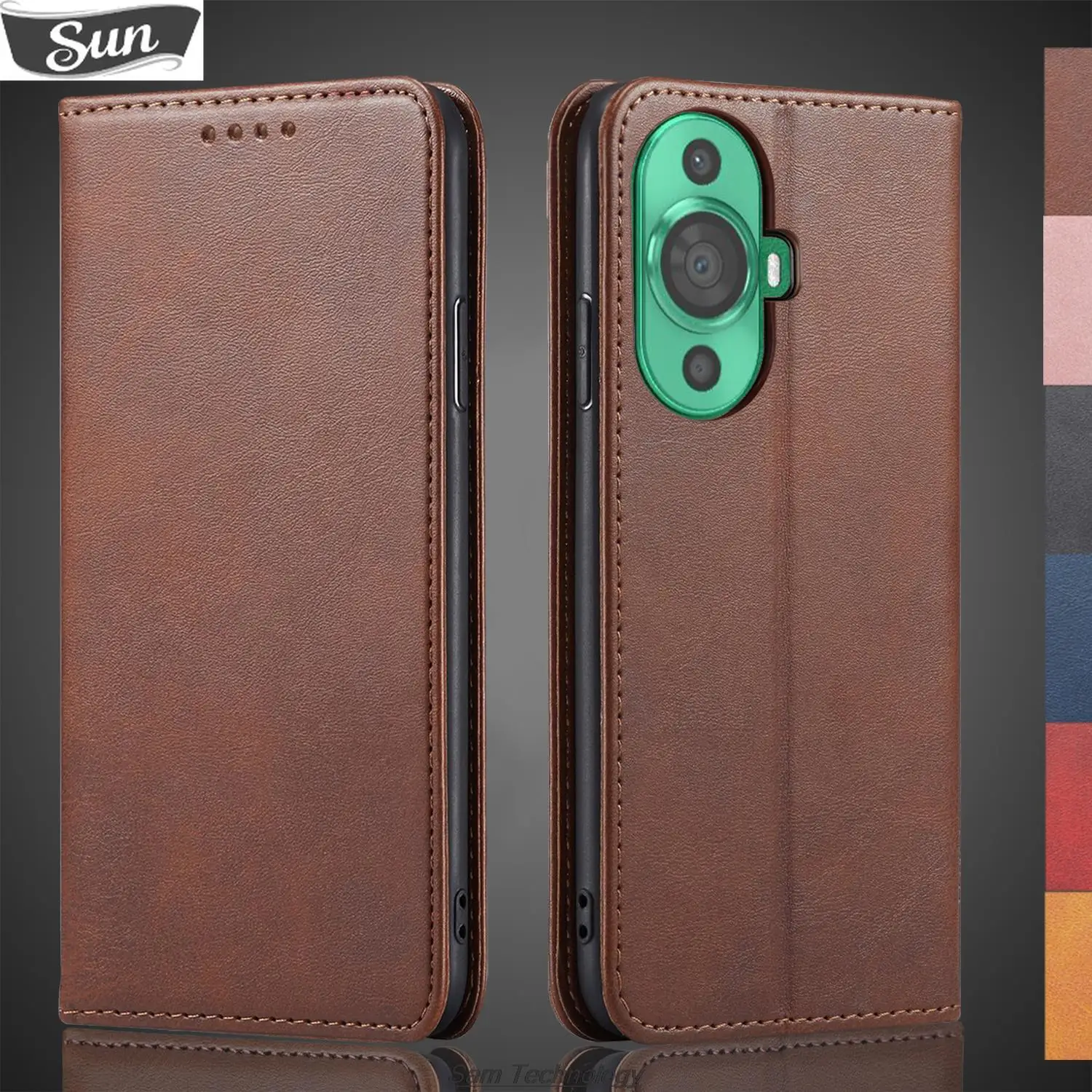 

Magnetic attraction Leather Case for Huawei Nova 11 Pro / Nova11 Pro 6.78" Holster Flip Cover Case Wallet Bags Fundas Coque
