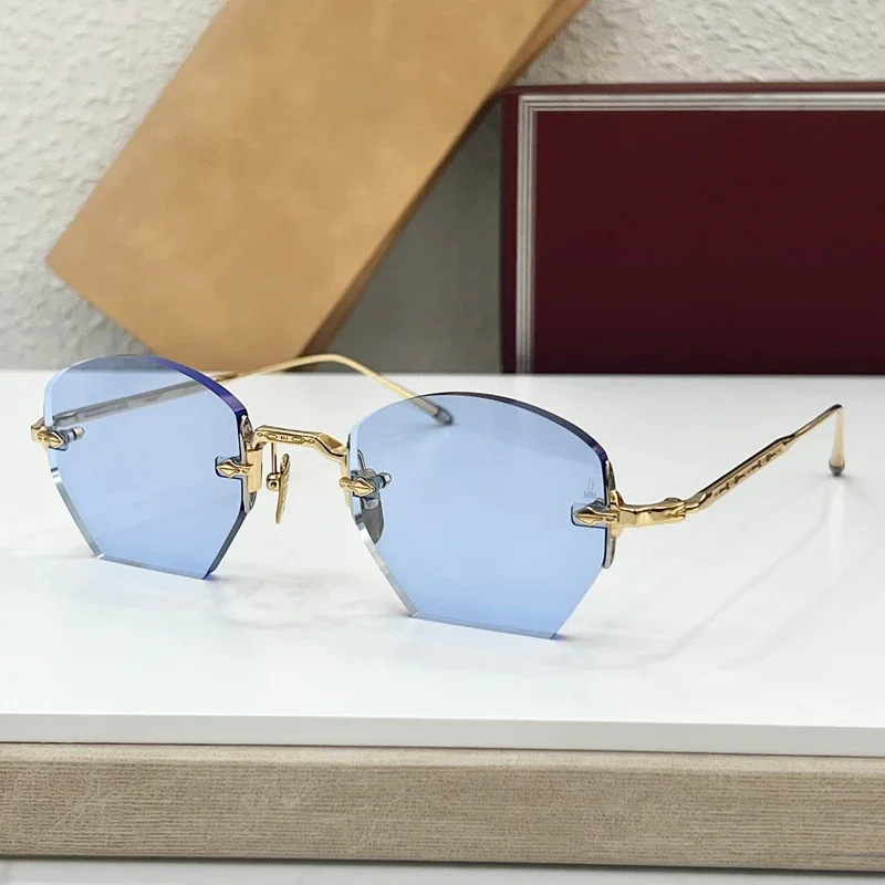 JMM OATMAN новые модные солнцезащитные очки без оправы ручной работы высокого